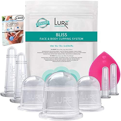 Bliss Face and Body Cupping Therapy Set – Includes Facial Cups for Cupping and Anti-Cellulite C... | Amazon (US)