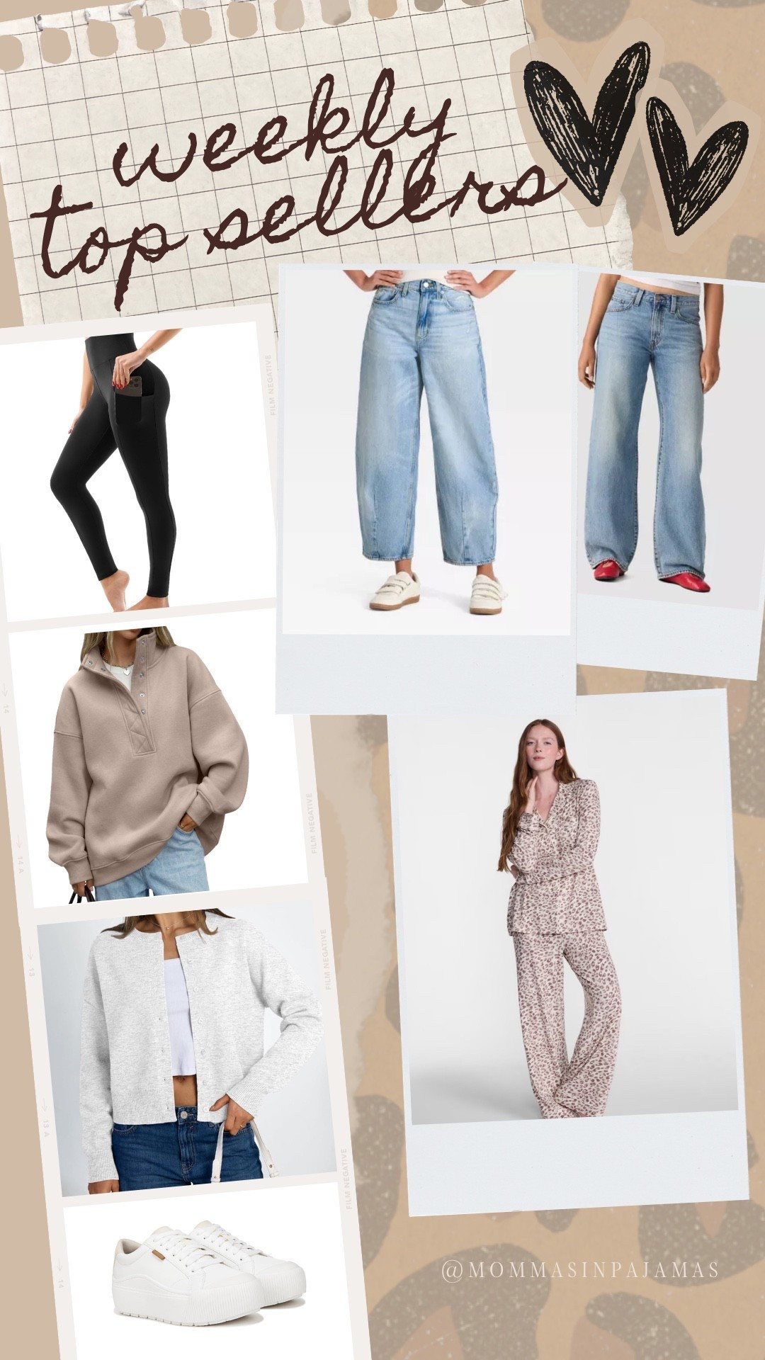 Bestsellers of the week
Amazon: petite girl approved leggings, snap front sweatshirt, lightweight cardigan and the best walking shoes 
Walmart: super soft pajamas 
Target: barrel leg jeans & wide leg jeans

#LTKMidsize #LTKPetite #LTKSeasonal