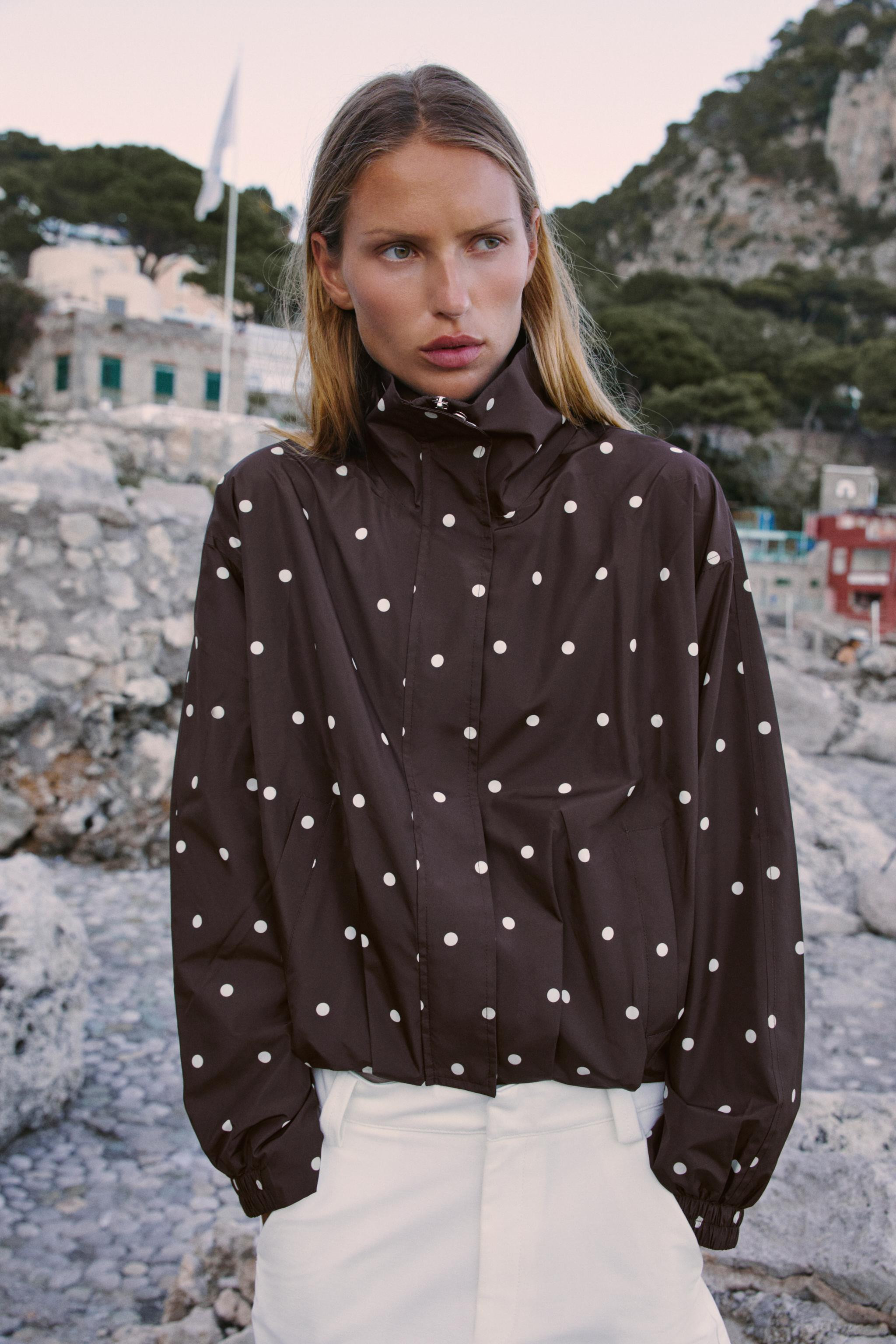 POLKA DOT BOMBER JACKET | Zara US