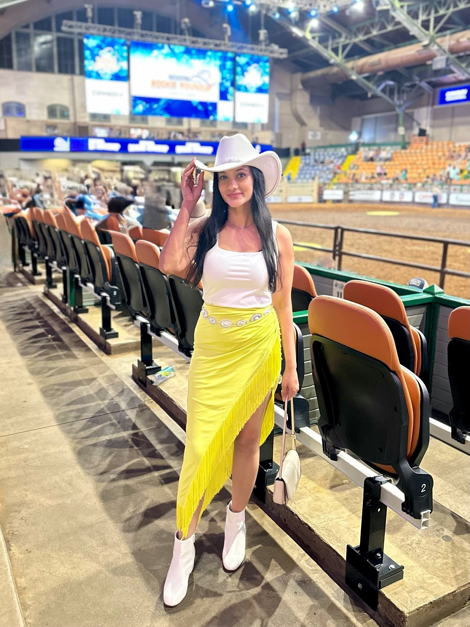 Wearing S in top and skirt 

Rodeo outfit 

#LTKFestival #LTKootd #LTKSeasonal