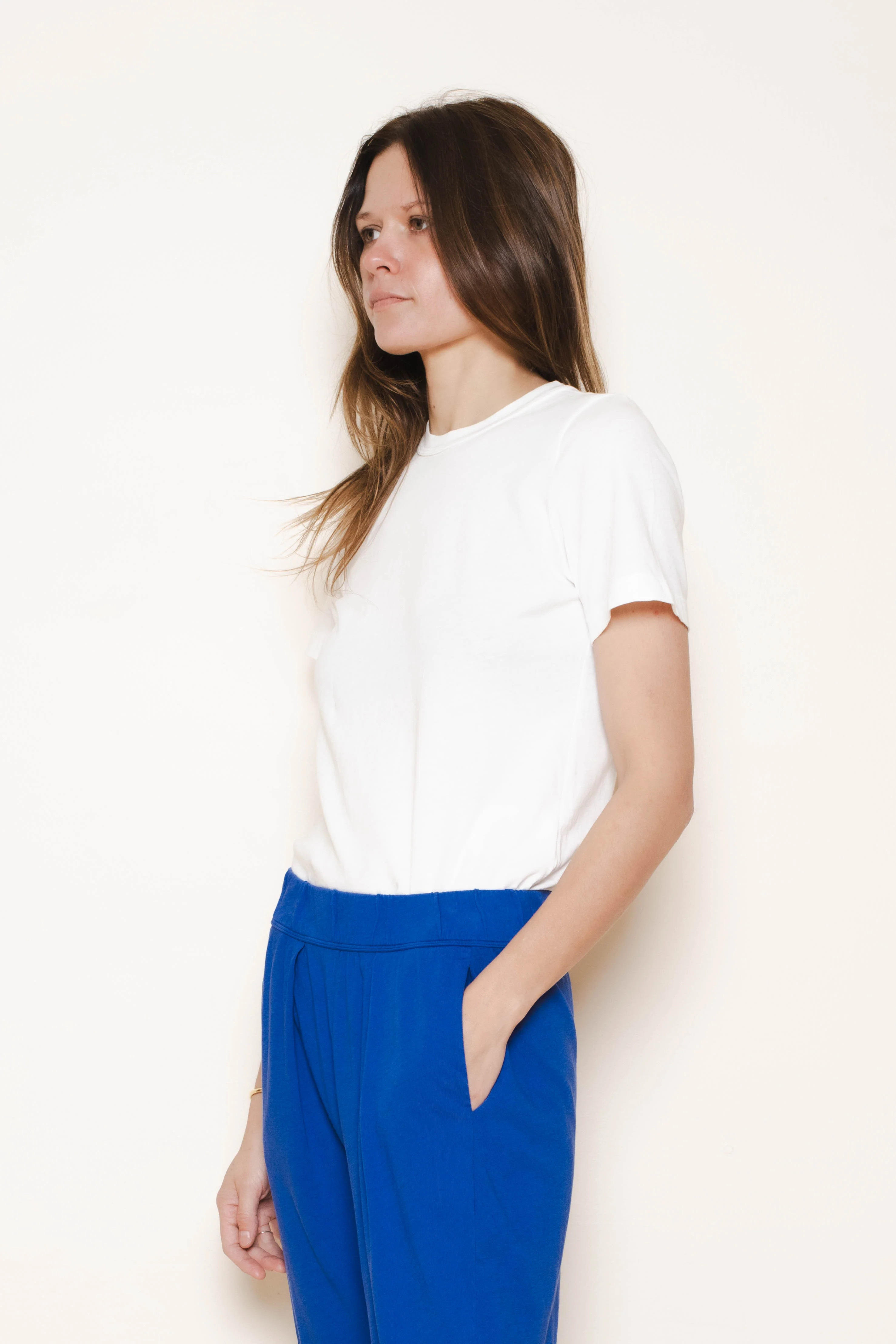 Boy Tee Washed White Classic Jersey Washed White / Size 0 / RTOC996 | Raquel Allegra