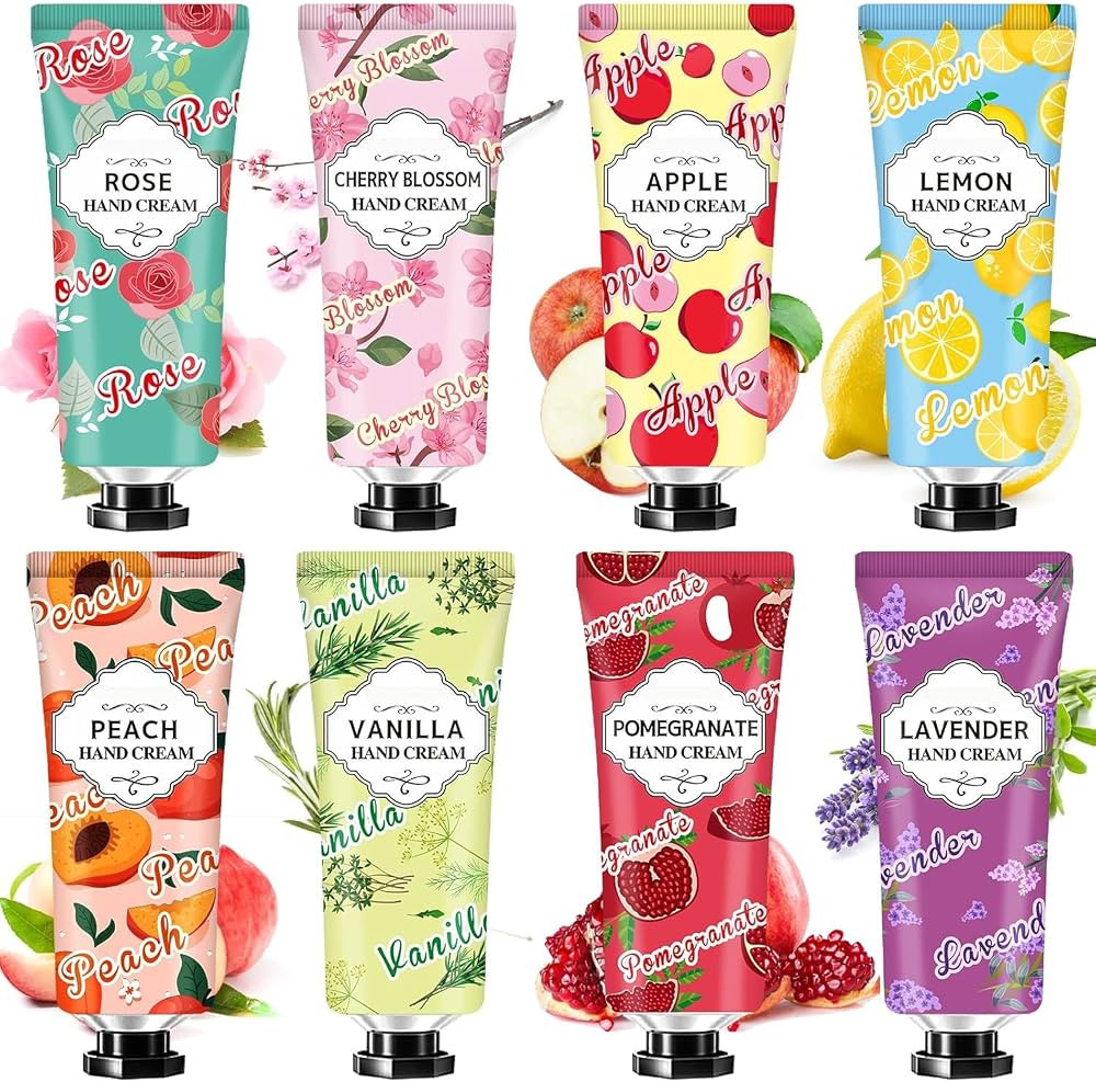 8 Pack Hand Cream Gift Set,Mothers Day Gifts for Mom,Teacher Appreciation Gifts,Nurses Week Gifts... | Amazon (US)