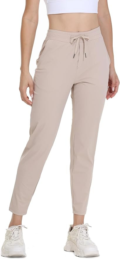 Blaosn 7/8 Dress Golf Pants Women Workout Athletic Sweatpants with Pockets Work Track Lounge Casu... | Amazon (US)