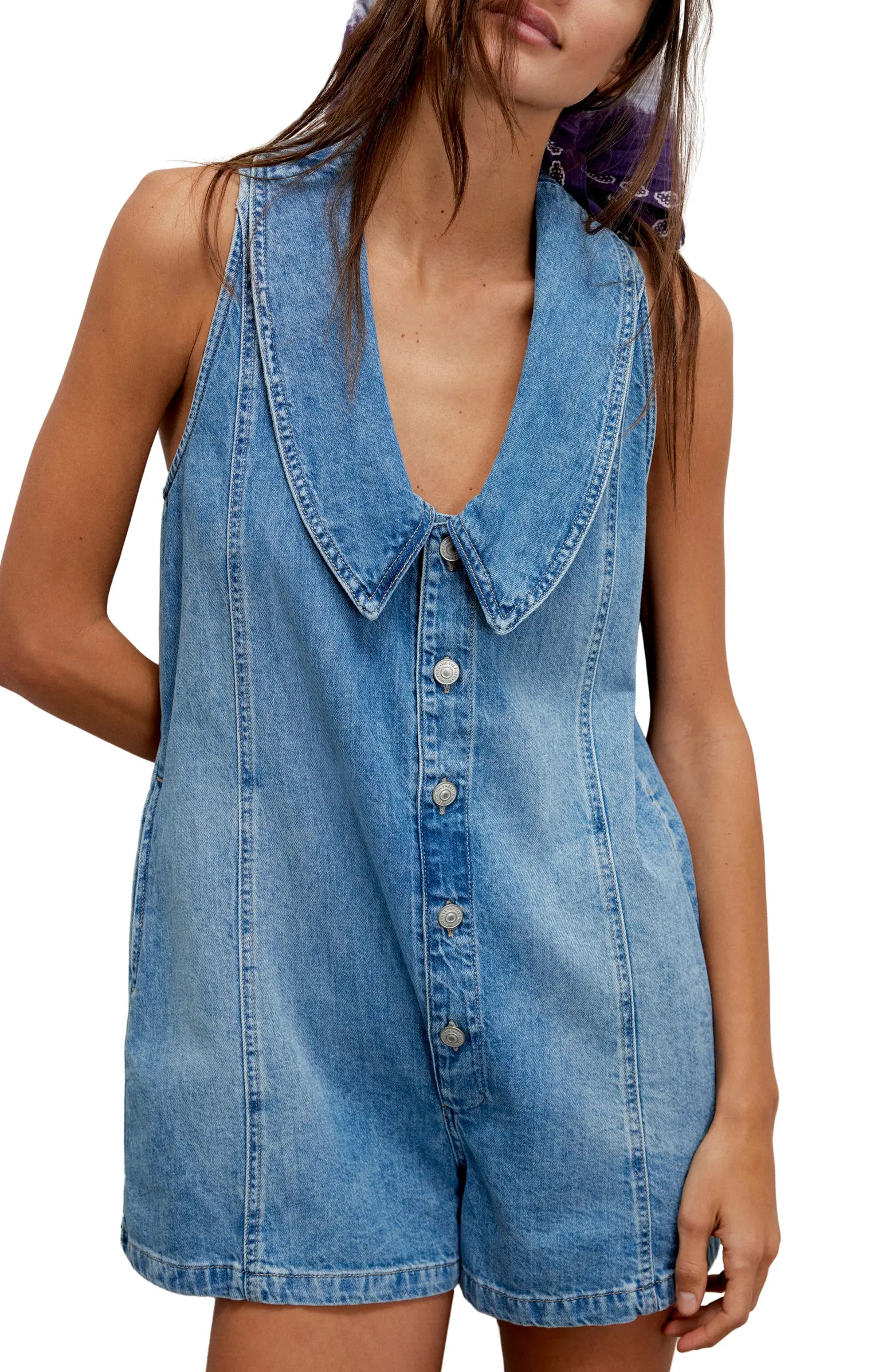 Dover Denim Romper | Nordstrom