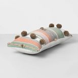 Lumbar Outdoor Throw Pillow Pink/Blue/Gray - Opalhouse&#8482; | Target