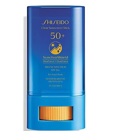 Shiseido Clear Sunscreen Stick SPF 50 | Dillard's