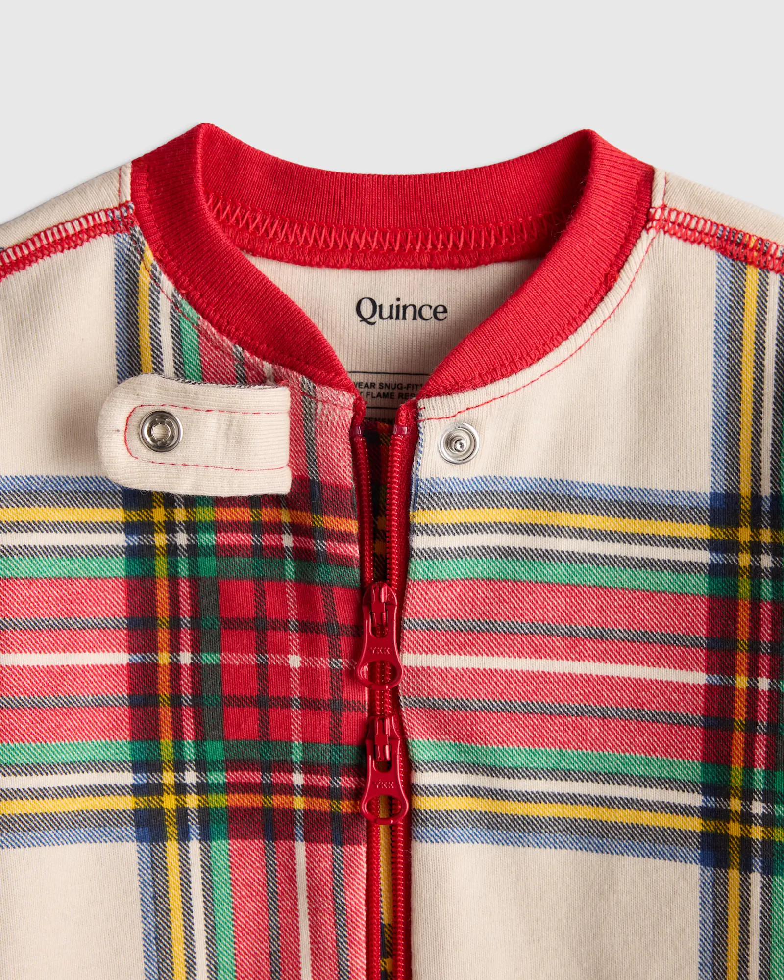 100% Organic Cotton One Piece Pajama | Quince