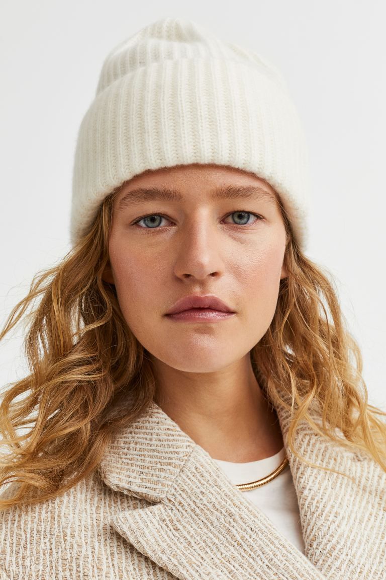 Rib-knit Cashmere Hat | H&M (US + CA)