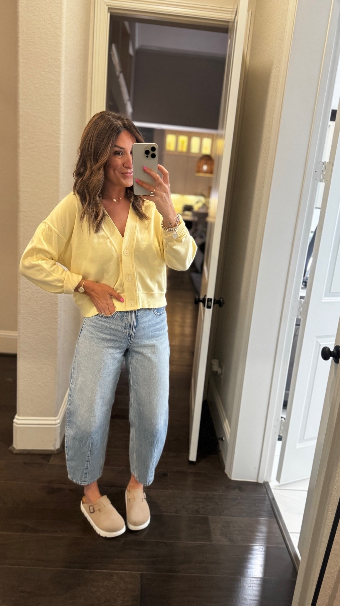 Wearing a small in the sweater and a 0 Regular in the jeans, I’m 5”6 for reference!


#LTKgrwm #LTKFindsUnder50 #LTKootd