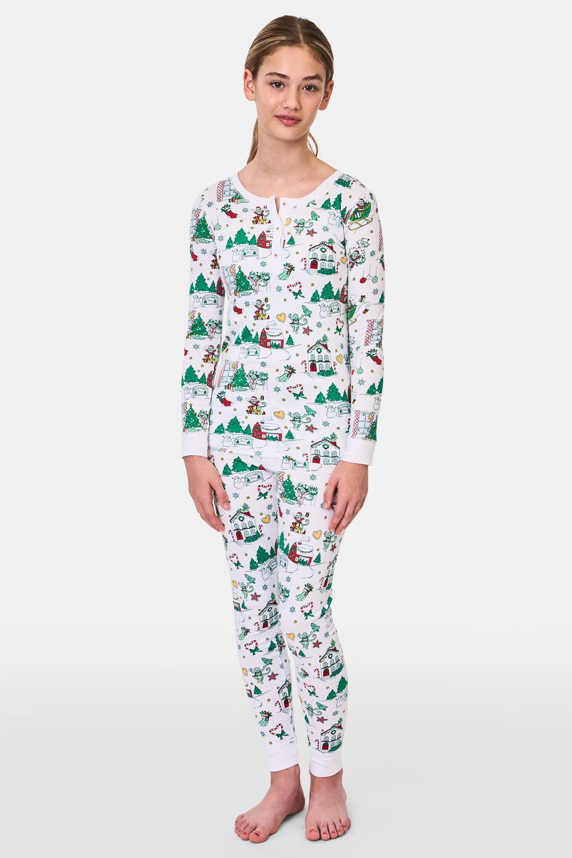Kids Snow Village Pajamas | Roller Rabbit
