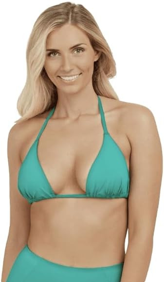 SPANX Triangle Bikini Top Mystic Green Small | Amazon (US)