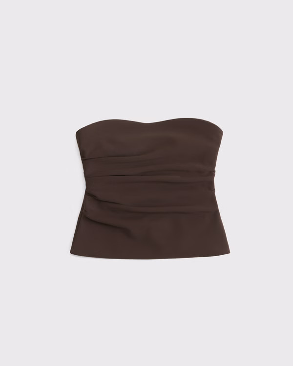 Women's Strapless Sweetheart Top | Women's New Arrivals | Abercrombie.com | Abercrombie & Fitch (UK)