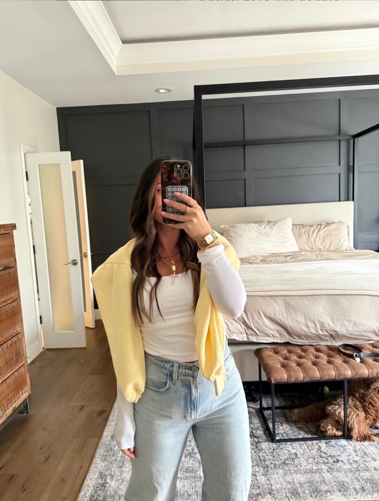 Cute way to add a pop of spring color and have an extra layer ✨

#LTKootd #LTKSeasonal #LTKgrwm