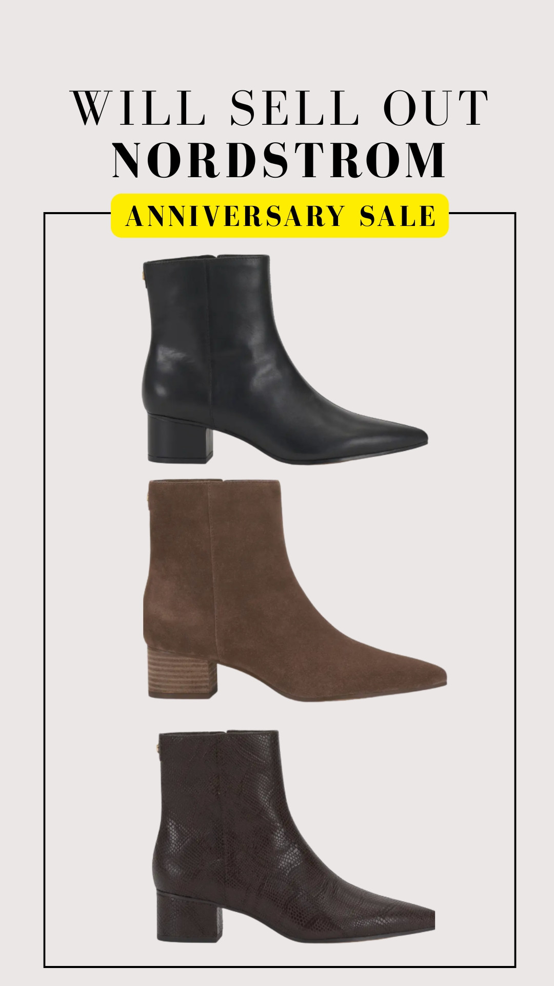 The Vince Camuto booties I’d grab ASAP from the Nordstrom Sale 🤎✨ These are the perfect fall staple — comfortable, versatile, and easy to style with everything from denim to dresses. 

 #LTKootd #LTKSeasonal #LTKSaleAlert