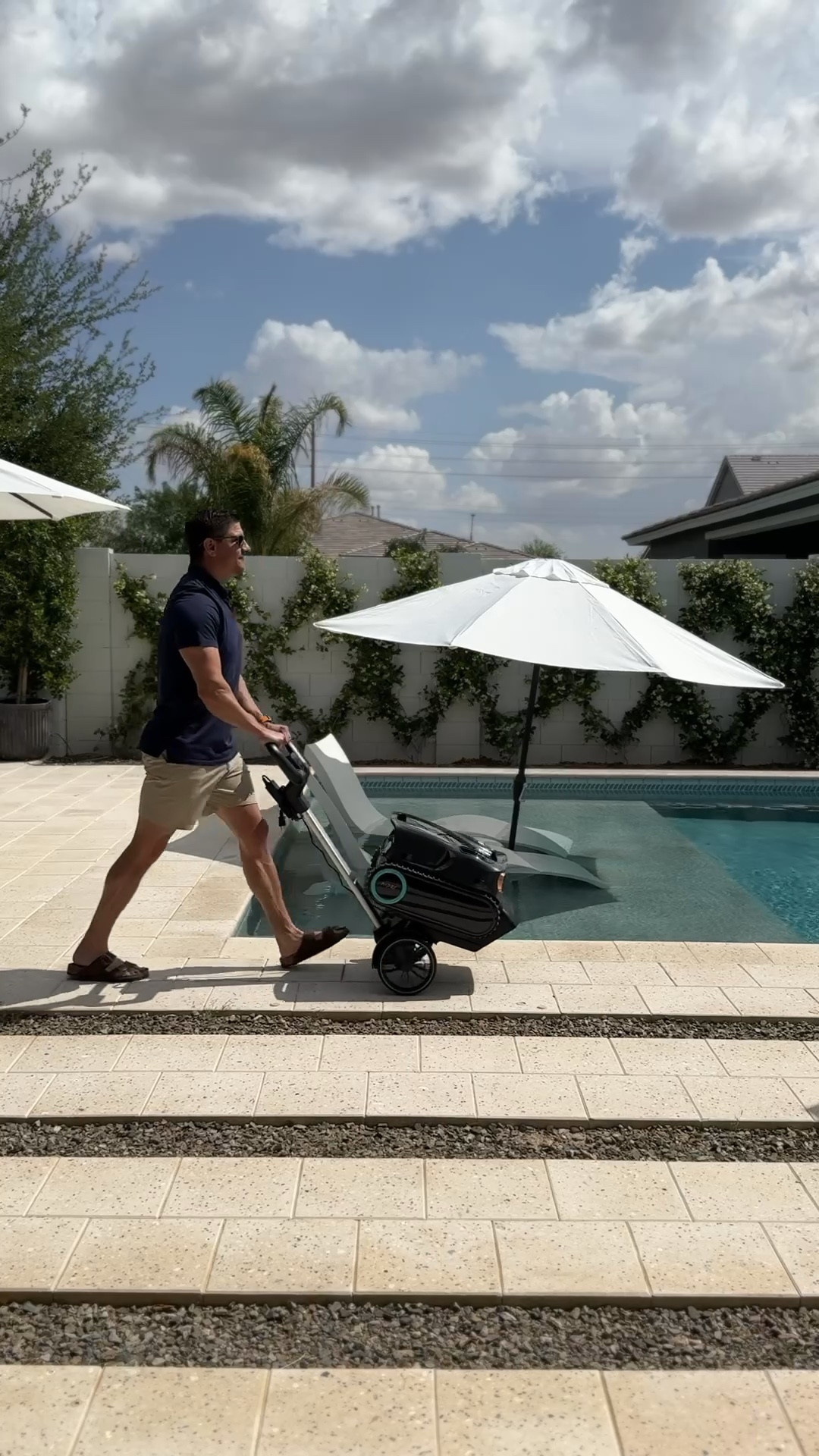 This just made pool cleaning a heck of a lot easier! Cleans the floor, walls, and waterline! 

Pool robot-pool cleaner-wireless charging-clean the pool wall-skims leaves off of the surface-Aiper scuba x1 pro max 

#LTKSummerEdit #LTKHome #LTKSeasonal