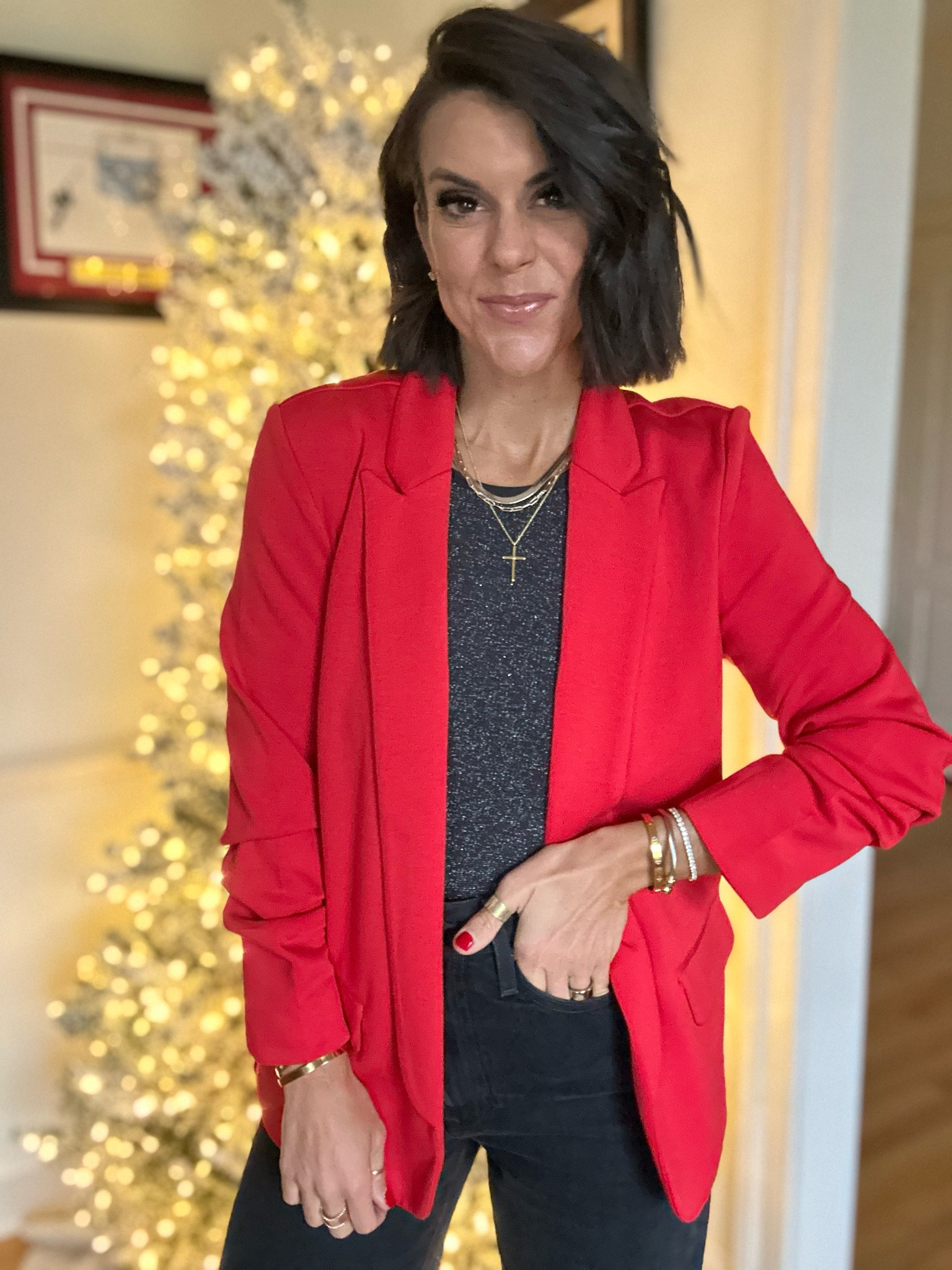 The best Walmart blazer and it’s on sale! I wear size small. 

#LTKFindsUnder100 #LTKHoliday #LTKStyleTip