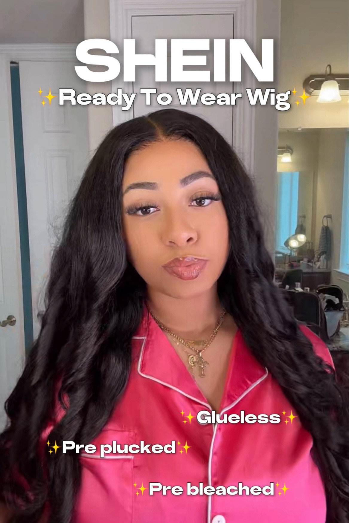 SHEIN Ready to wear Glueless wig 💗 came pre plucked & pre bleached! 🔥🔥 The perfect wig for beginners! I also linked the products I used to give it a flawless finish 🫶🏽✨ 

#LTKBeauty #LTKFindsUnder50 #LTKSaleAlert