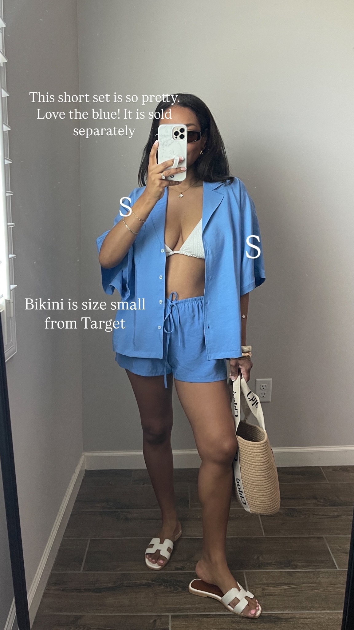 Beach wear outfits! Wearing a medium in all the swim and small in shorts. Small in Amazon coverup and sarongs. Small in blue shorts set!

 #ltkover40 #ltkfindsunder50 #ltkswim