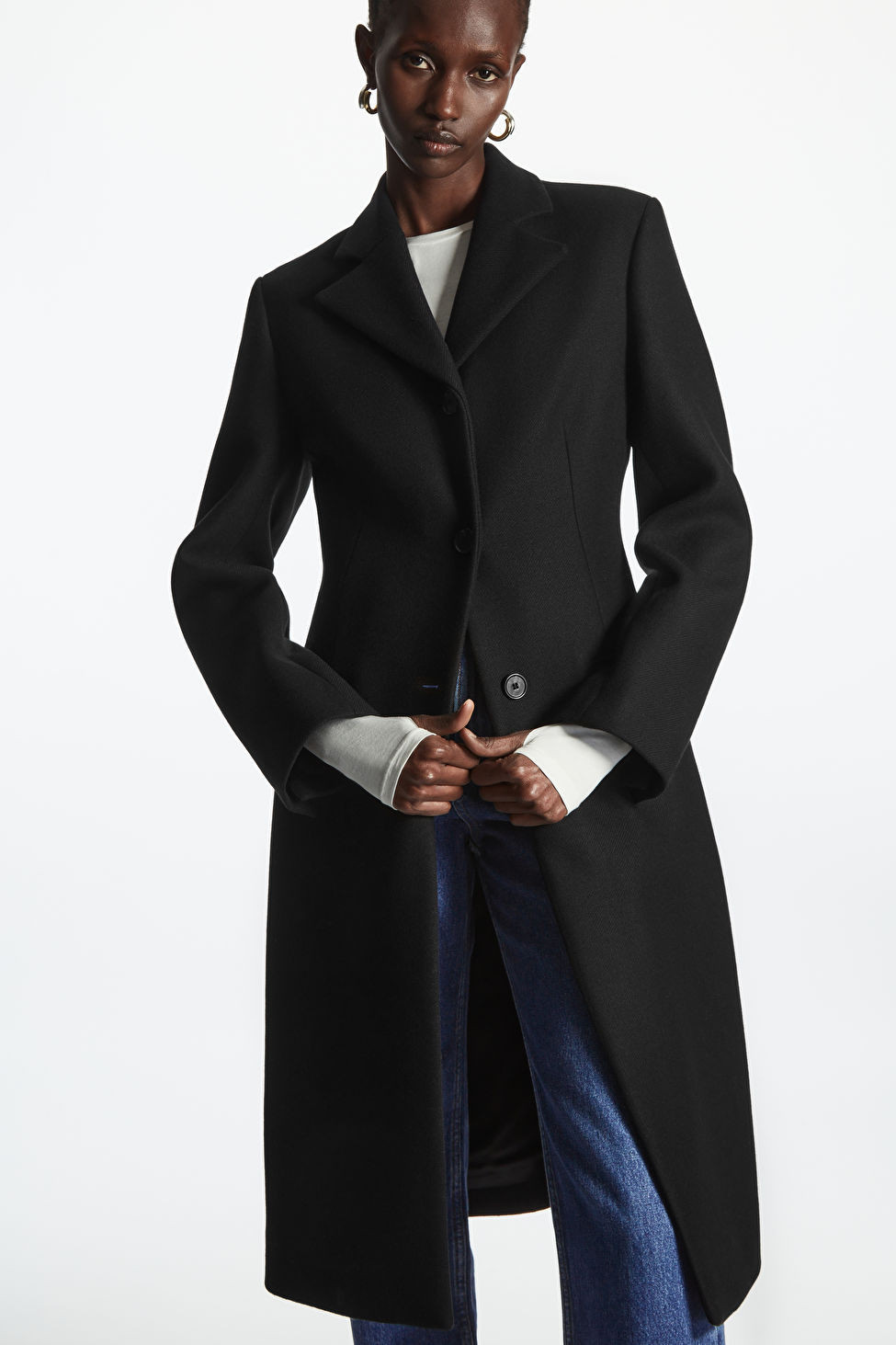 WOOL-BLEND WAISTED COAT | COS (US)