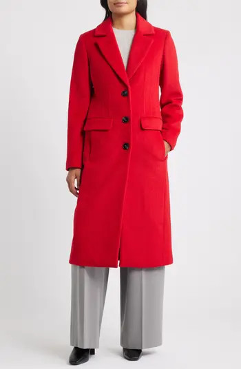 Structured Wool Blend Coat | Nordstrom