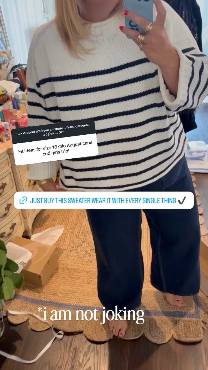 Buy this sweater and wear it with everything