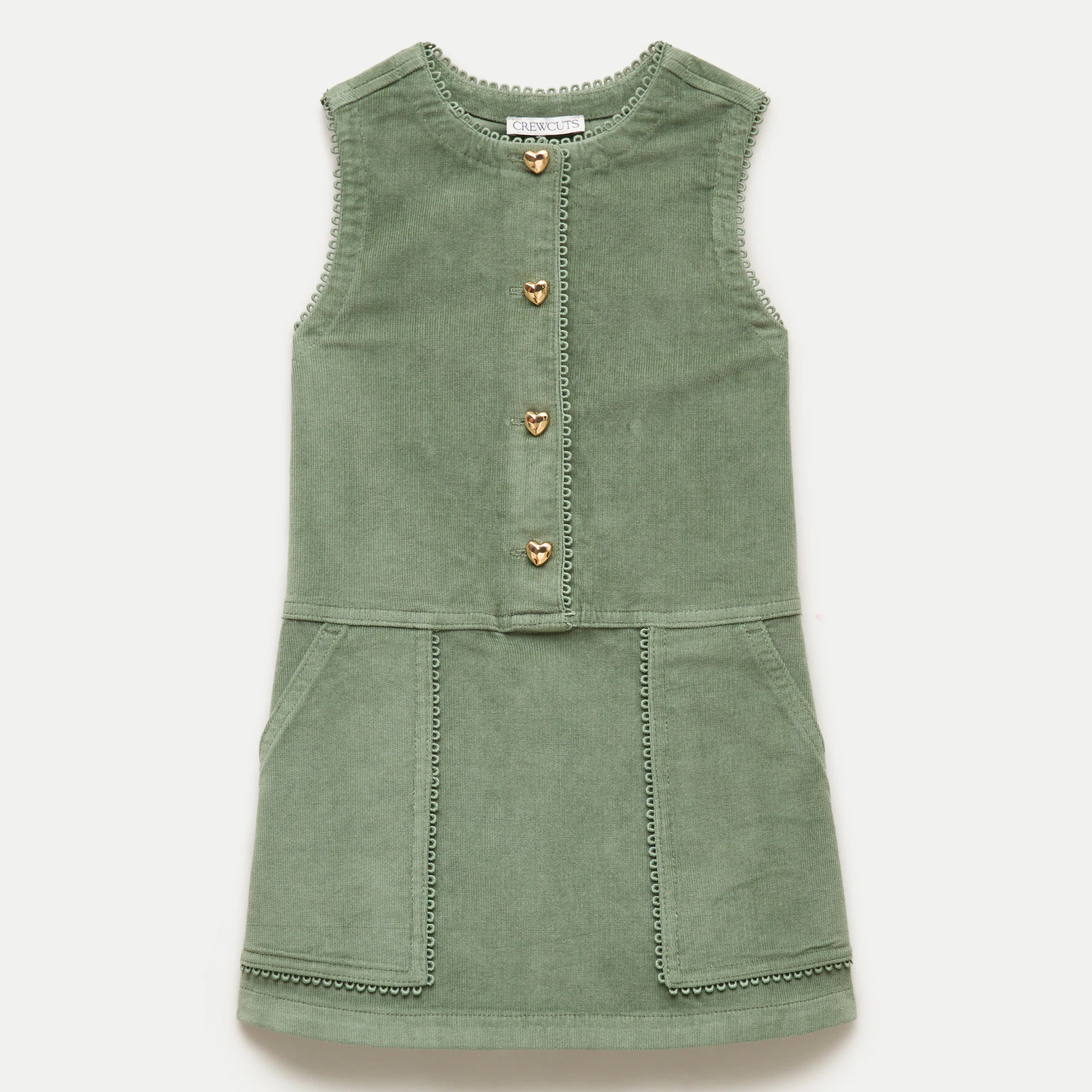 Girls' corduroy pinafore dress | J. Crew US