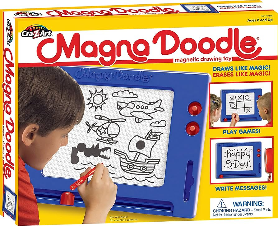 Cra-Z-Art Retro MagnaDoodle - 50 Years of Creative Fun – Classic Magnetic Drawing Board Toy, Ag... | Amazon (US)