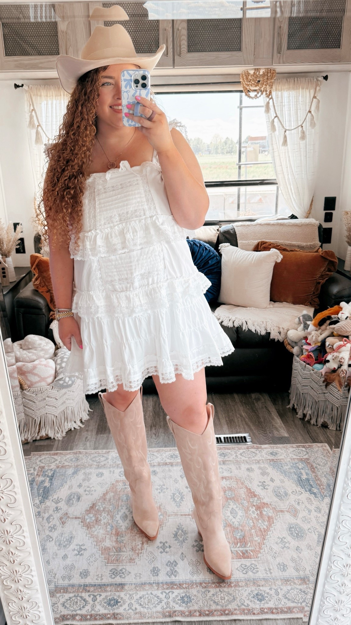 Concert outfit inspo ⚡️🪩🤍concert outfit | concert look | boho cowgirl | Nashville outfit | Nashville bachelorette look | Morgan wallen concert outfit | Taylor swift concert outfit | country concert outfit | western concert outfit | concert season | cowgirl boots | amazon cowgirl boots | beige cowgirl boots | amazon beige cowgirl boots | amazon boots | amazon finds | amazon fashion | amazon outfit | amazon look | amazon concert outfit | amazon concert finds | western concert outfit | western fashion | amazon western fashion | amazon western outfit | dress | amazon dress | amazon white dress | white dress | ruffle dress | white ruffle dress | amazon cowgirl hat | cowgirl hat | amazon neutral cowgirl hat | spring concert | spring concert outfit | spring western outfit 

#LTKMidsize #LTKSaleAlert #LTKStyleTip