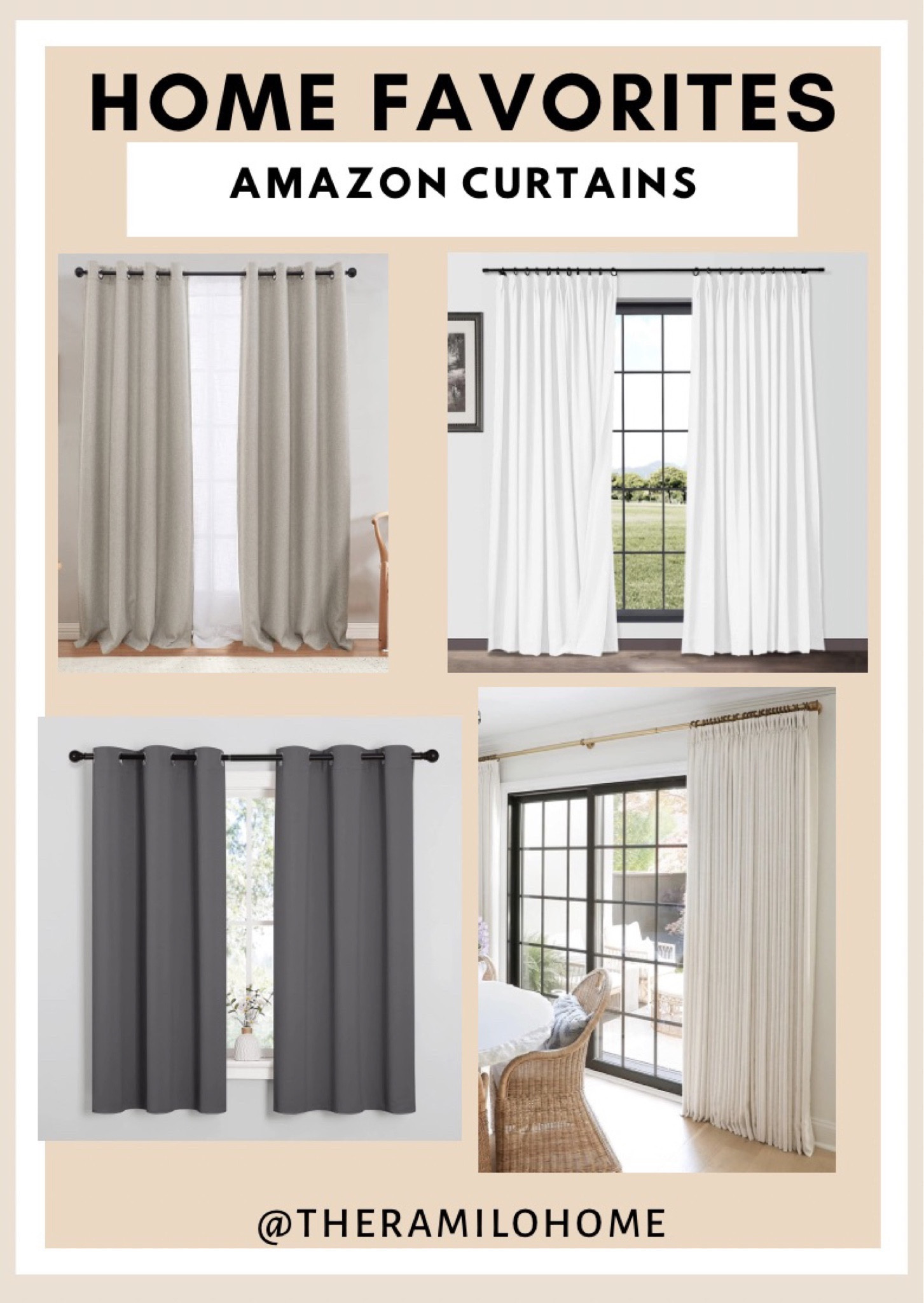 Amazon home
Amazon home finds
Amazon curtains
Customized curtains
Pleated curtains 
Black curtain rod
Black out curtains
Curtain accessories 
Home decor
Walmart home
Target style
Amazon bestseller

Follow my shop @theramilohome on the @shop.LTK app to shop this post and get my exclusive app-only content!

#liketkit #LTKhome #LTKsalealert #LTKstyletip
@shop.ltk
https://liketk.it/4b3qu

#LTKGiftGuide #LTKCyberWeek #LTKHolidaySale
