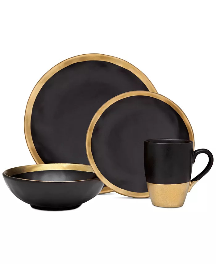 Golden Onyx 4-Pc. Place Setting | Macys (US)