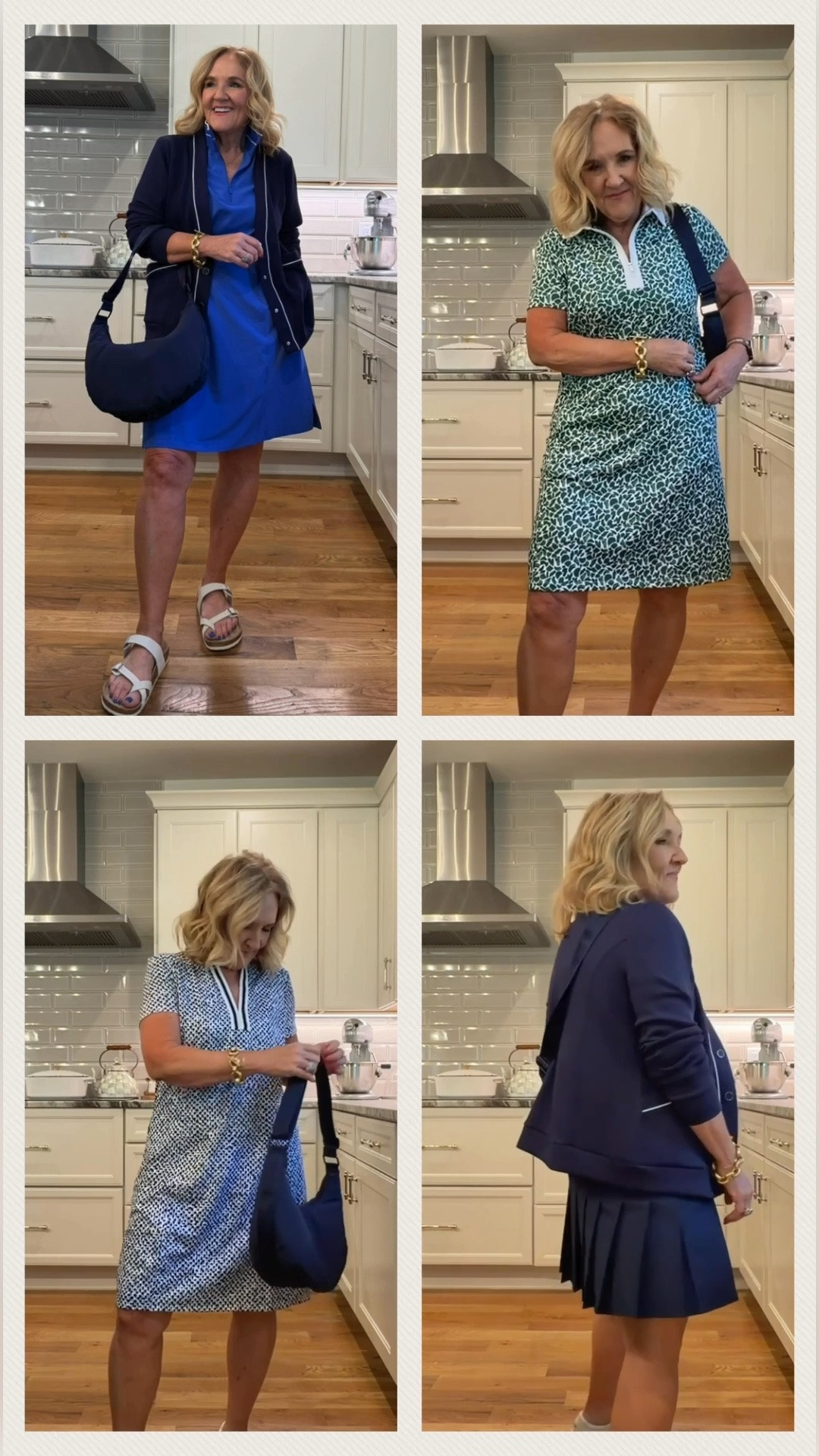I love the Chicos Zenergy line especially for the active warm days of spring and summer. Whether you're on the go with friends or spending time with the kids, these dresses will keep you cool and comfortable. Easy movement. The dresses could even be worn for golf if you add a biker short underneath.
I'm wearing a size 1.0 in all.

#LTKActive #LTKOver40 #LTKSeasonal