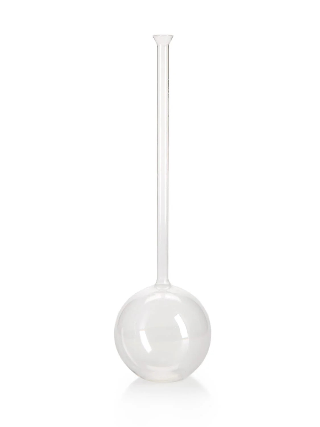 Zodax 21.5-Inch Tall Finley Long Neck Ball Glass Vase in Clear 6 x 6 x 21.5 Lord & Taylor | Lord & Taylor