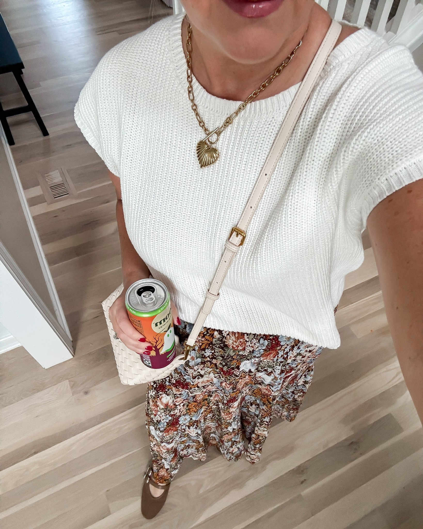 Trending! This floral maxi skirt is such a pretty way to dress for fall before the temperatures actually feel like fall. I love it with the ivory knit top and simple flats for an easy outfit that works now and layers beautifully later.

floral maxi skirt, ivory knit top, early fall outfit, fall skirt outfit, transitional fall style, casual fall outfit, maxi skirt outfit, fall florals, everyday fall style, fall fashion, lovelylifestyling

#LTKootd #LTKOver40 #LTKSeasonal