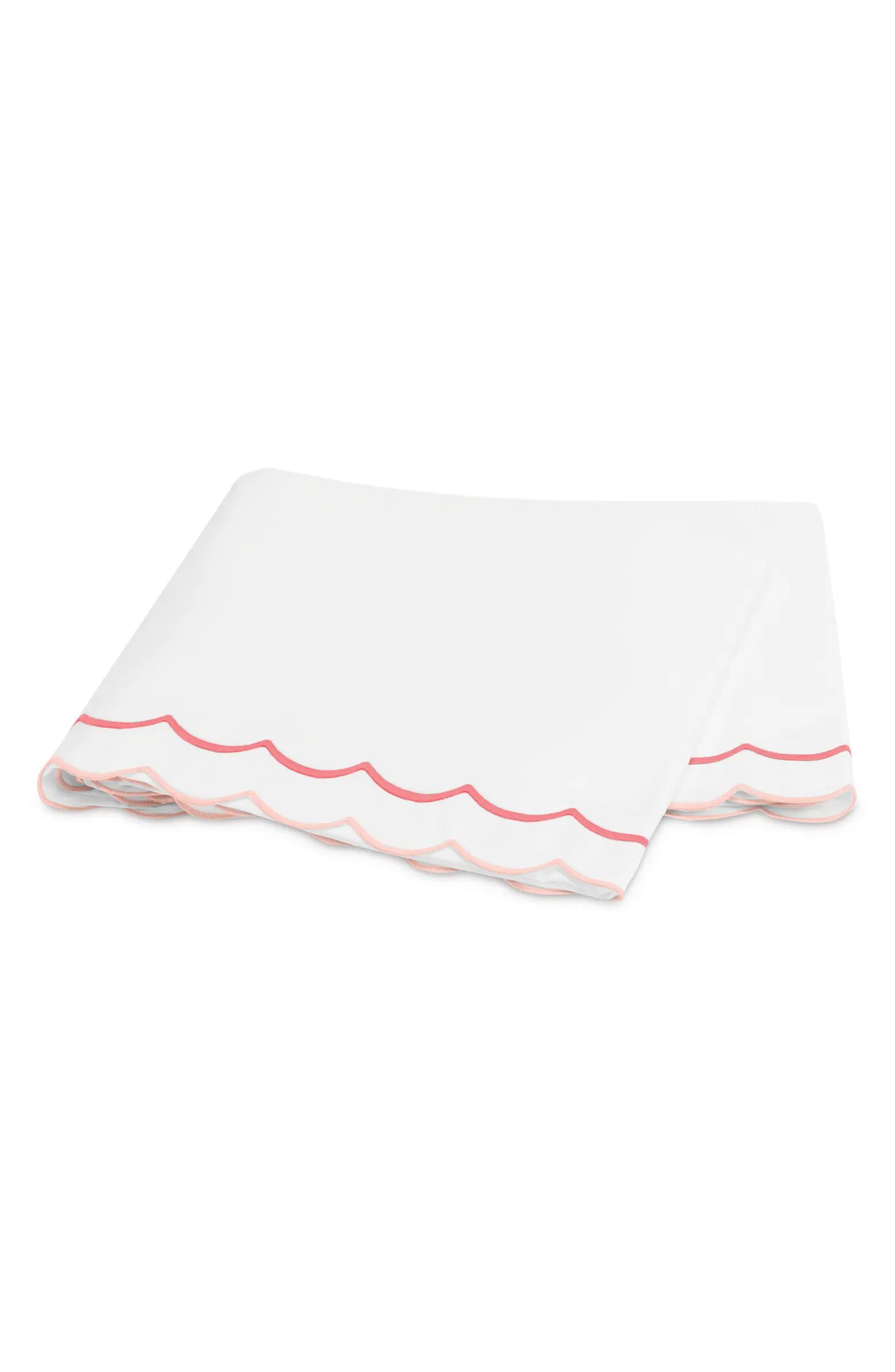 India Scallop 350 Thread Count Flat Sheet | Nordstrom