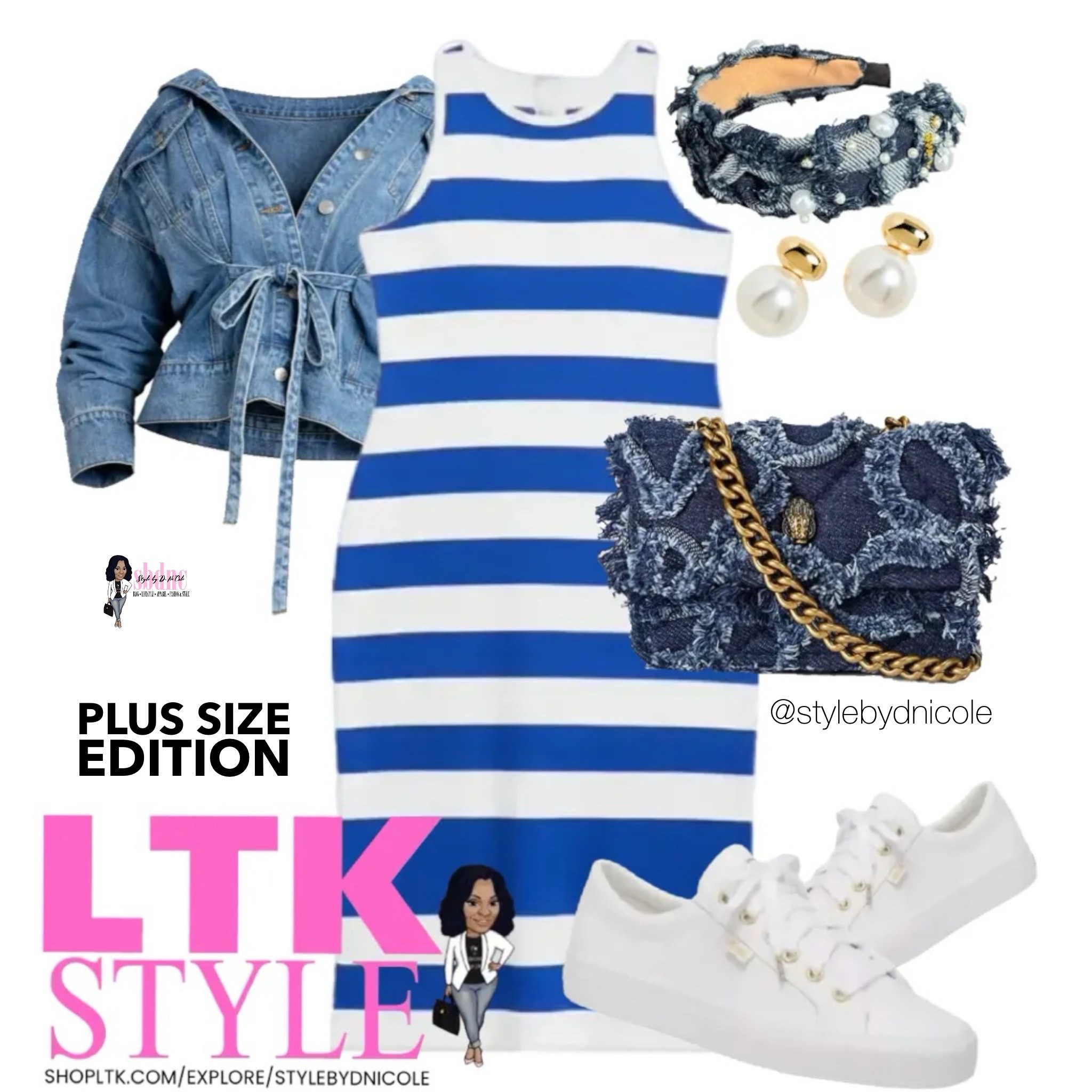 Oh to be fab in blue stripes and denim! 

#LTKFestival #LTKPlusSize #LTKSeasonal