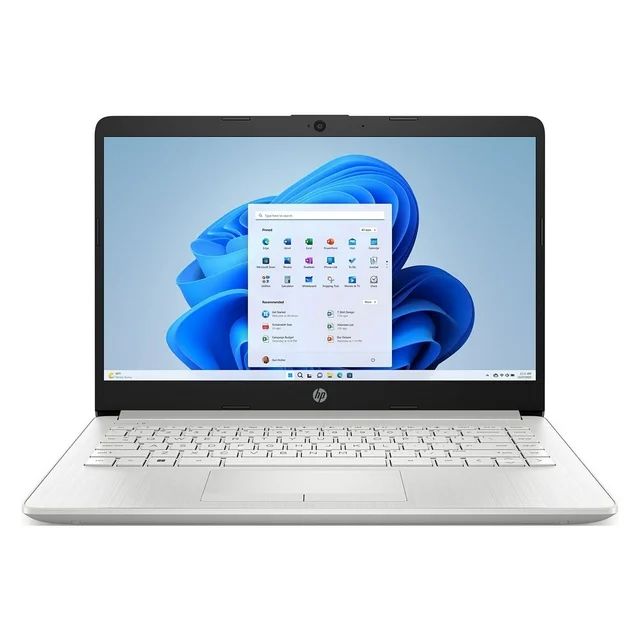 HP Stream 14 inch Laptop Intel Processor N4120 4GB RAM 64GB eMMC Silver (12-mo. Microsoft 365 inc... | Walmart (US)