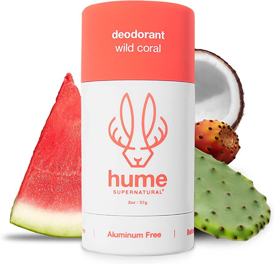 Hume Supernatural Natural Deodorant Aluminum Free for Women & Men, Natural Ingredients, Probiotic... | Amazon (US)