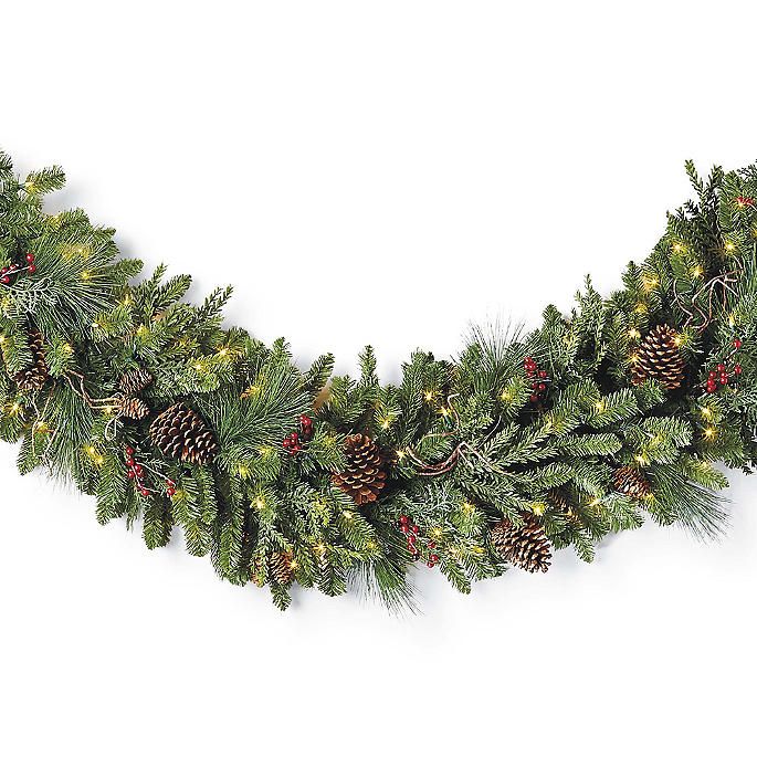 Christmas Cheer Cordless Garland | Frontgate | Frontgate