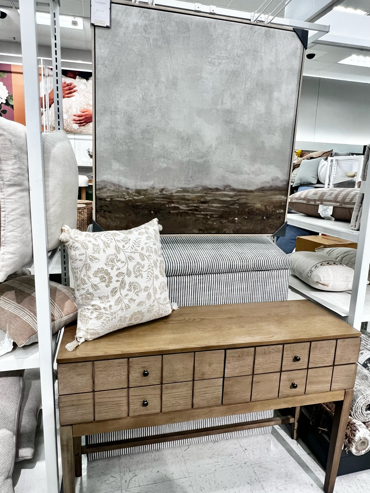 Home Decor - Console table, buffet,l table, toss pillow, living room, would look great on a blank wall. Target home decor.

#LTKFind #LTKhome #LTKstyletip