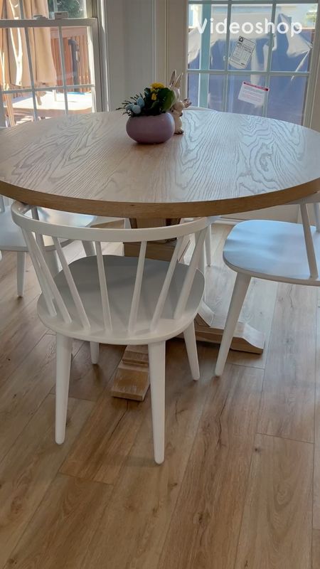 My client ordered this Roundhill furniture dining table in white wash finish from Walmart and two sets of the Windsor back side chairs to go with it from Wayfair.

Spindle dining chairs are available as a set in multiple colors, including a natural finish. 

Kitchen table, kitchen dining table, pedestal dining table, kitchen table and chairs, kitchen dining chair, white dining chair, curved arm dining chair, spindle chair with curved back, Windsor Back Side Chair.
#kitchen #walmart #wayfair

#LTKFind #LTKstyletip #LTKhome