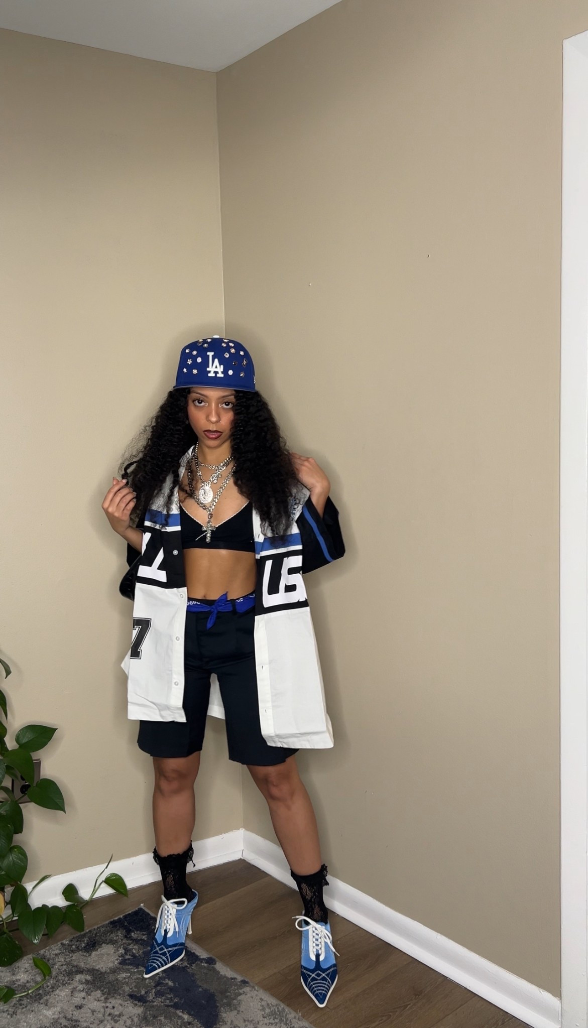 Sports jersey top: xxs (runs big); shorts: size 24 (true to size) 

#LTKSeasonal #LTKSaleAlert #LTKStyleTip