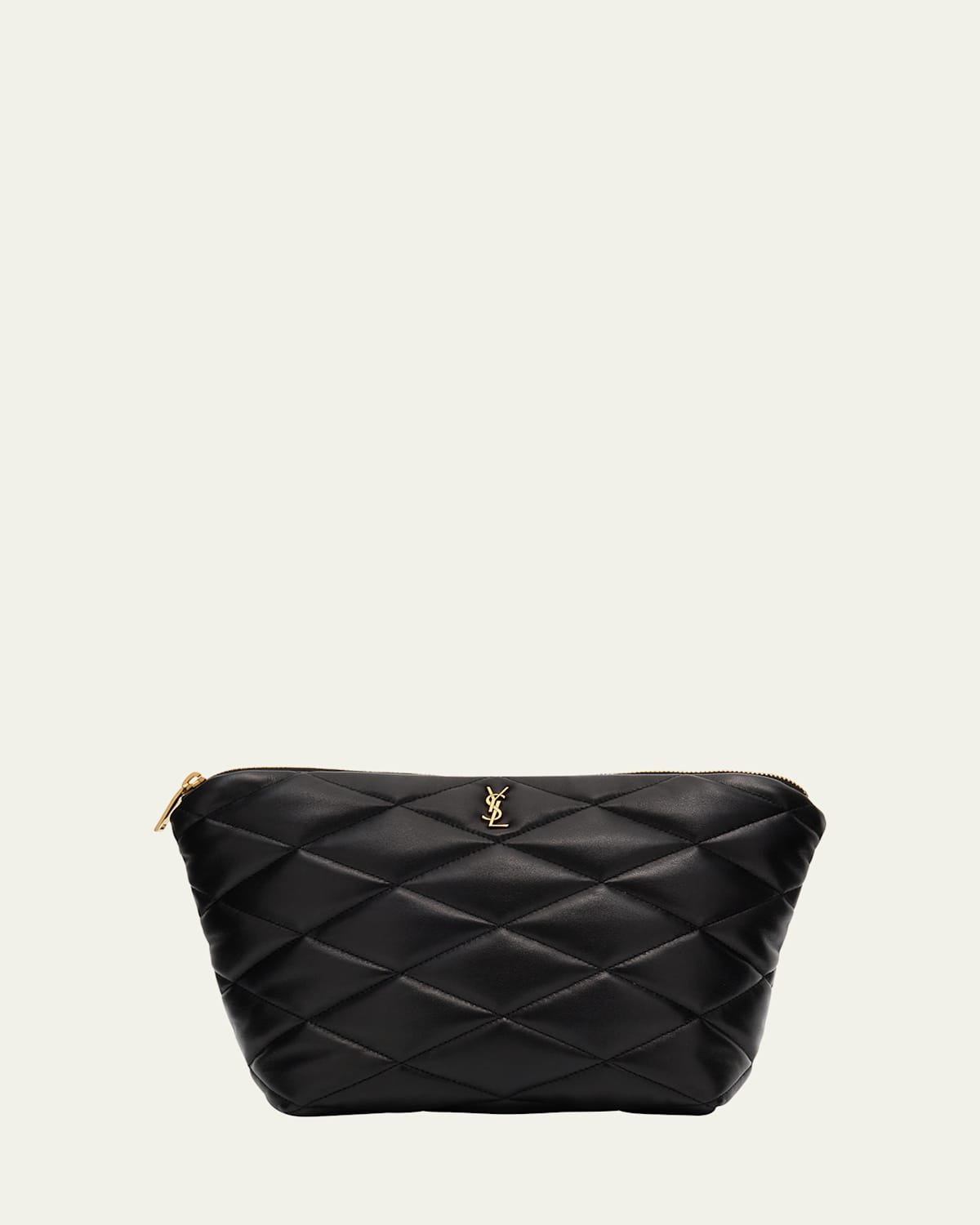 Sade Large YSL Cosmetic Pouch Bag in Quilted Leather | Bergdorf Goodman