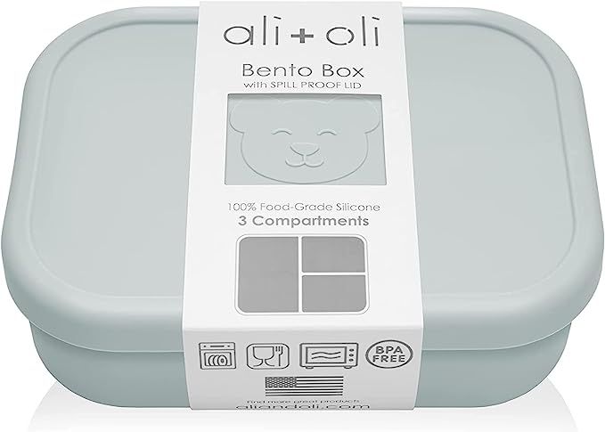 Ali+Oli Leak Proof Bento Box (Dream Blue) Food-Grade Silicone Bento Box, BPA, Phthalate, Lead, & ... | Amazon (US)