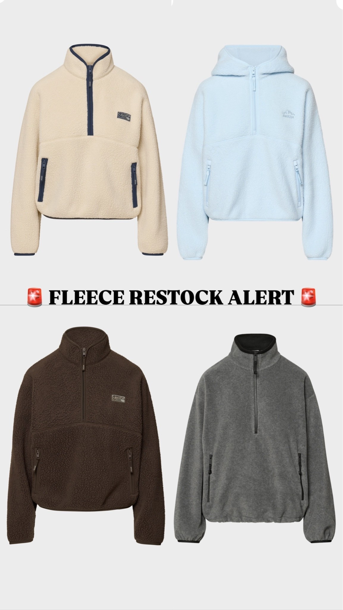 Aritzia restocked some of my favorite fleeces 😍🧸☁️🍂


@Aritzia