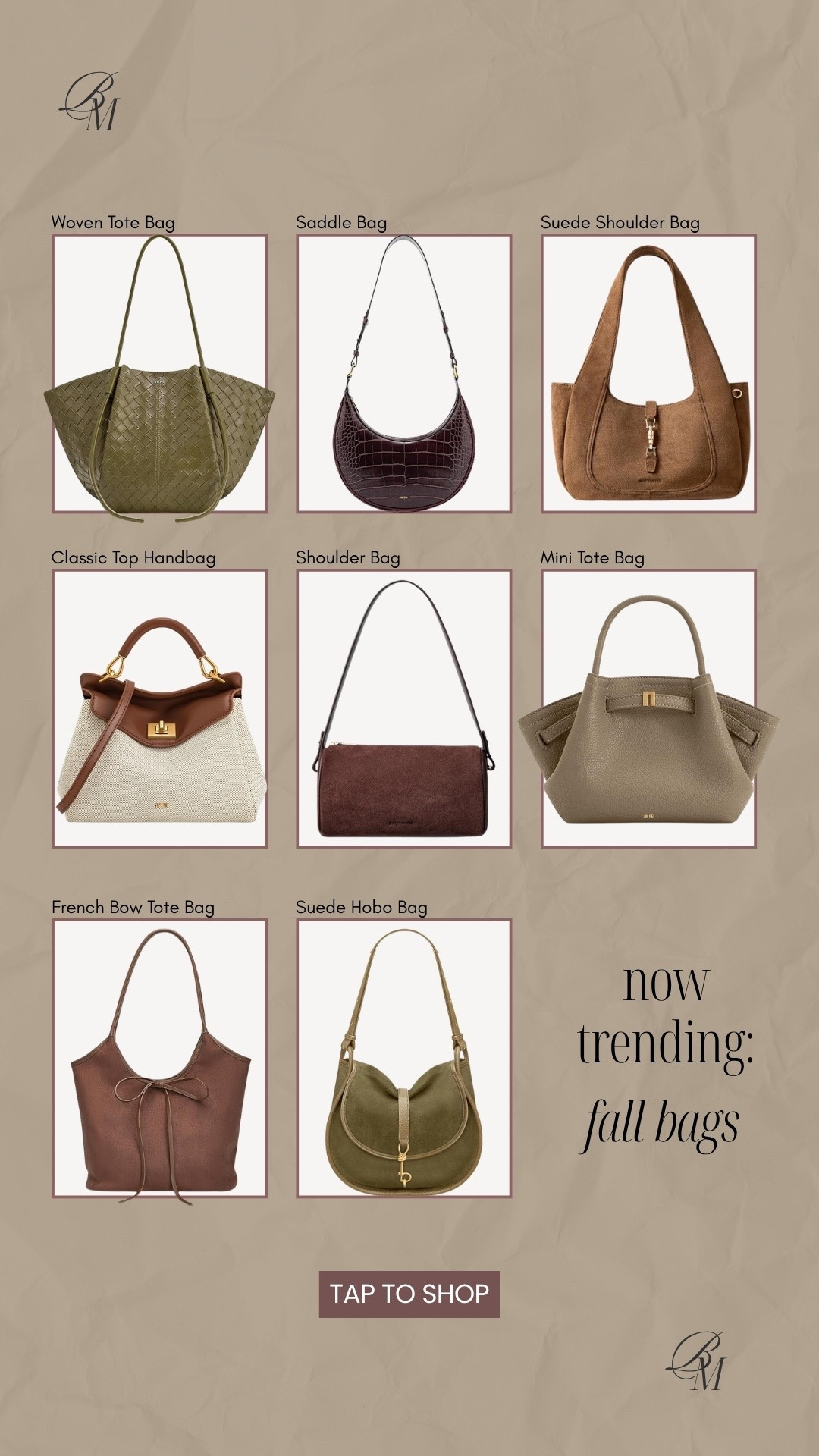 Now trending: Fall Bags 🤎🍂

#LTKgrwm #LTKootd #LTKSeasonal