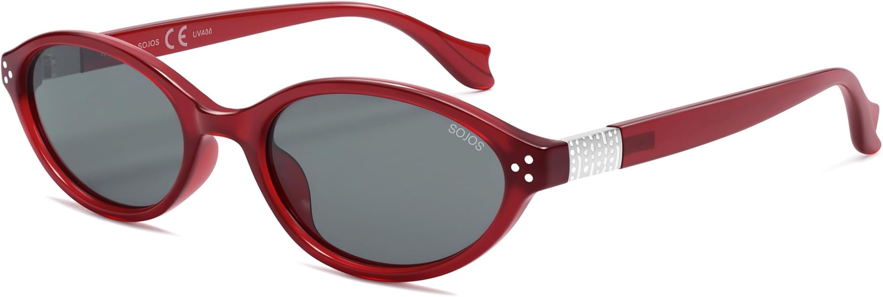 SOJOS Ocean Collection Retro Oval Polarized Sunglasses for Women Men Lightweight Narrow Shades, S... | Amazon (US)