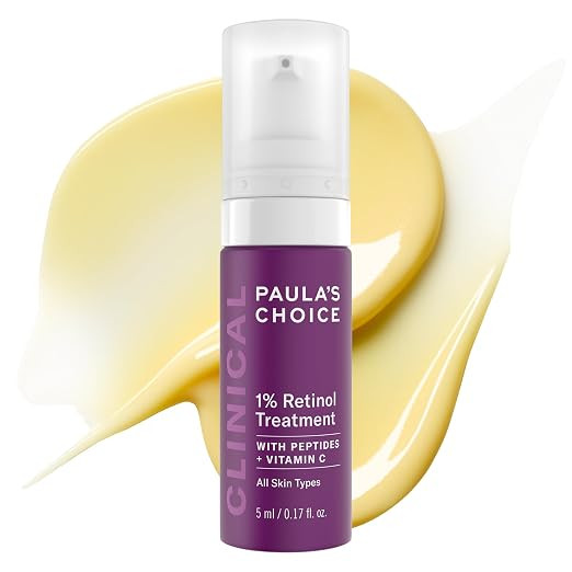 Paula's Choice CLINICAL 1% Retinol Face Treatment with Peptides, Vitamin C & Licorice Extract, An... | Amazon (US)