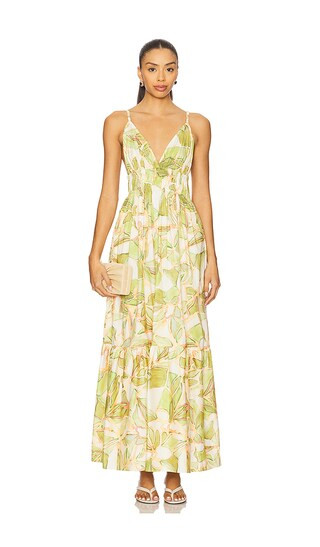 Cintra Dress in Chartreuse Abstract | Revolve Clothing (Global)