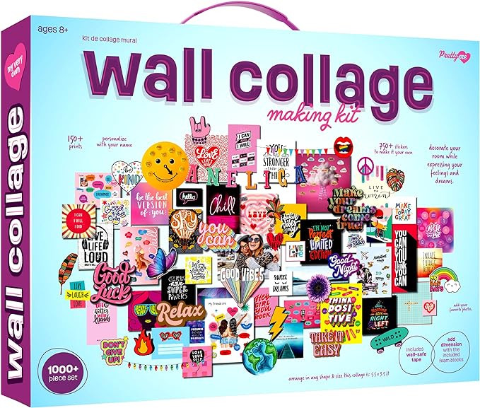 Wall Collage Kit for Teen & Tween Girls - Arts Craft Gift Ideas for Age 11, 12 ,13, 14, 15, 16 Ye... | Amazon (US)