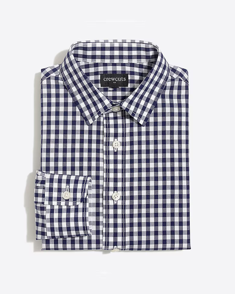 Boys' long-sleeve flex Thompson patterned shirt | J.Crew Factory